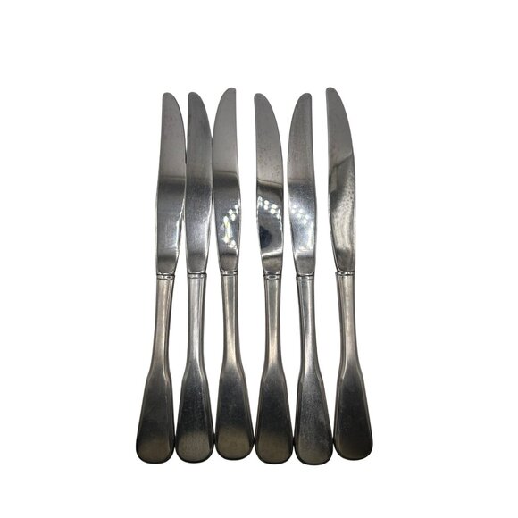 Oneida Silver Independence Stainless Steel dinner Knives Set Of 6 flatware - Picture 3 of 3